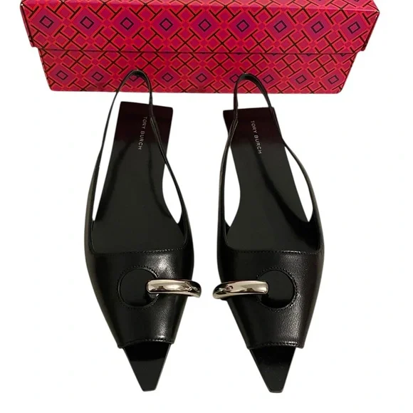 最終値下げ。未使用TORY BURCH革製ミュール10サイズ 約6万の品 Tory Burch | Shoes | Tory Burch Womens Size 6 Pierced